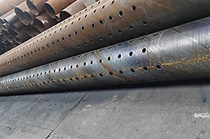 孔式濾水螺旋鋼管的生產(chǎn)工藝